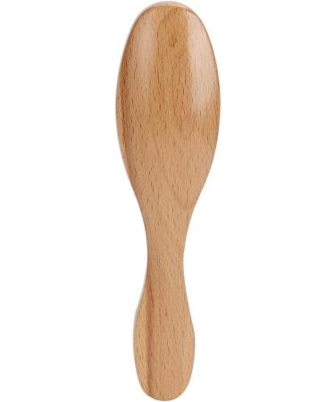Soft Bristle Neck Duster Cleaning Brush for Face and Hair Ergonomic Design for Broken Hair Cleaning Wood Handle - Buy Online on SooperMarket.com