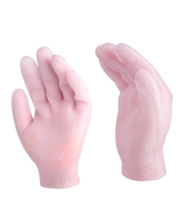 FOYTOKI 1pair Moisturizing Gloves Dry Hand Gloves Skin-Friendly Care Gloves Moisturizing Hand Covers Hand Care Gloves Hand Moisturizing Repairing Gloves Hand Care Supplies 21.5x13cm