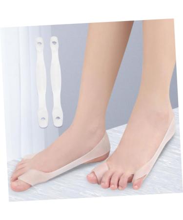 4pcs Big Toe Splitter Tools for Hallux Valgus - Foot Care Kit for Crooked Toe Alignment & Pain Relief - Transparent, 23.5x2.3cm - Buy Online on SooperMarket.com