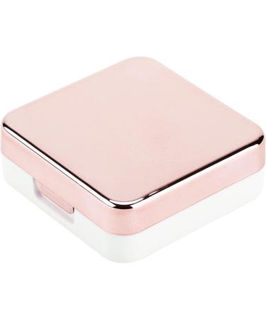 Akozon Lens Kutusu - Cute Pink Contact Lens Container Set with Mirror | Soft Travel Eye Care Storage Box - Buy Online on SooperMarket.com
