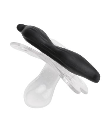 Cute lip-beard pacifier environmentally friendly silicone in food quality mini wearable ergonomic dust-density insulation case (7 men)