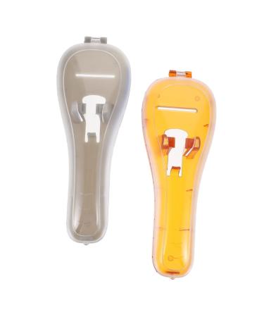 Angoily 2er box razor storage box plastic stand plastic container hard shell case electrorasiser case for safety razing holder for beard travels.