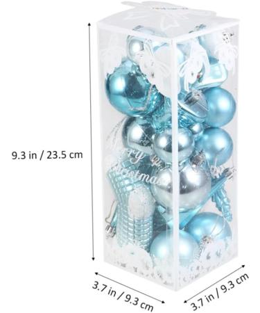 RORPOIR 1 Box Christmas Pendants Pendant Baubles Balls Xmas Tree Balls Christmas Ball Toy Set Christmas Tree - Buy Online on SooperMarket.com
