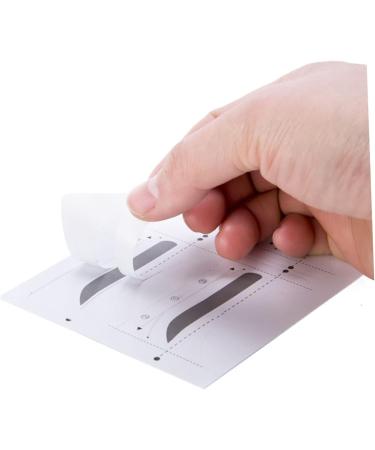 Beavorty 36 Pcs 48 Diy Eyebrow Stencil Eyebrow Grooming Stencils Non Woven Quick Eyebrow Sticker Card - Buy Online on SooperMarket.com