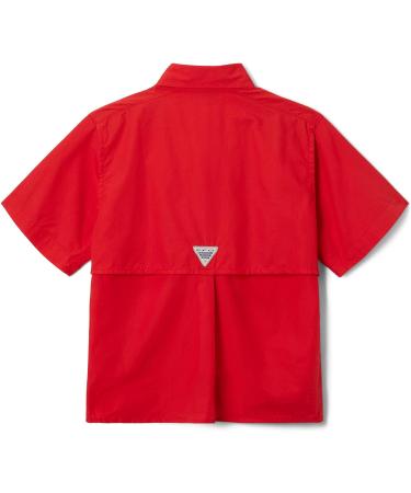 Columbia Little Boys' Bonehead Short Sleeve Shirt - Red Spark | Size Medium - Buy Online on SooperMarket.com
