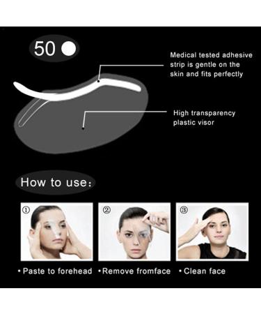 LWBTOSEE 50pcs Disposable Face Shields for Permanent Makeup & Eyelash Extensions - Salon Supplies for Shower & Aftercare - Buy Online on SooperMarket.com