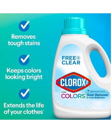 Clorox 2 Free & Clear Laundry Stain Remover & Color Booster - Pack of 2 | International Shipping Available - Buy Online on SooperMarket.com