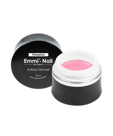 Emmi nail futureline assembly gel for gelail ros i led uv builder gel i for stable nail modeling i middle viscosa flexible & self-smoothing i 30ml 30 ml (1 Pack) assembly gel rose