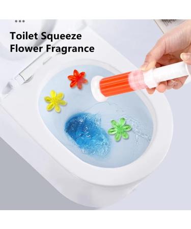 Toilet Gel Stamps - 3 Pack | 36 Toilet Bowl Stamps | Long-Lasting Floral Scent | Refreshing Toilet Gel Refills - Buy Online on SooperMarket.com