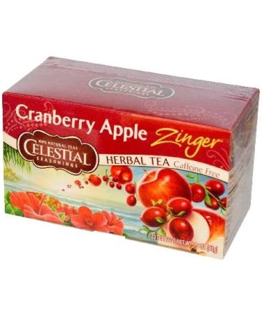 Buy Celestial Seasonings Cranberry Apple Zinger Herbal Tea - Caffeine Free, 20 Bags (1.5 oz) - Buy Online on SooperMarket.com