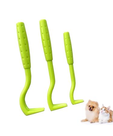 IZyufan Tick Remover Tool 3 Pcs Tick Remover for Dogs Cats Humans and Even Humans Painlessly Removes Entire Head & Body (Green)