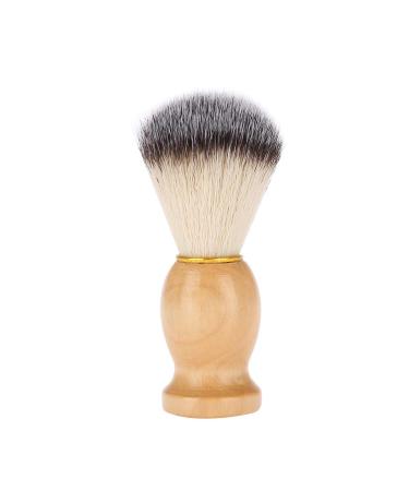 Shavinportable Men's Soft Synthetic Hair Beard Shaving Brush with Wood Handle - Portable Barber Tool | Best Quality Shaving Accessories - Buy Online on SooperMarket.com
