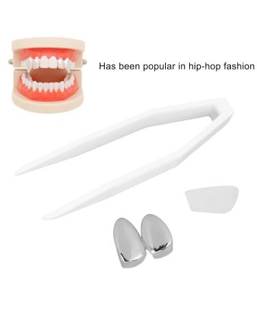 Fashionable Gilded Tooth Bracelet | Unique Halloween Party Jewelry | Creepy Stylish Metal Decoration - Buy Online on SooperMarket.com