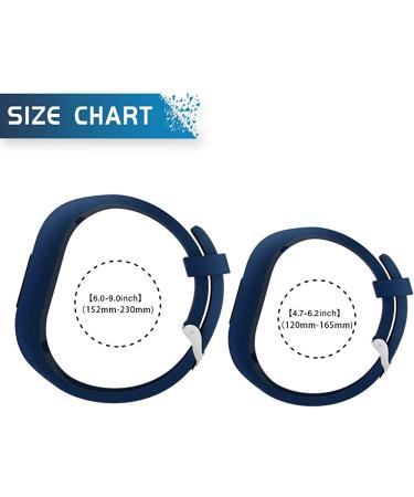 Adjustable Replacement Wristbands for Garmin Vivofit 3/jr/jr 2 - 3 Pack Black/Navy/Gray - Kids, Women, Men - Regular Fit (6.0-9.0 in) - Watch Buckle - iBREK (No Tracker) - Buy Online on SooperMarket.com