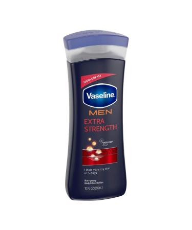 Vaseline Mens Extra Strength Lotion 10 Ounce (295ml) (2 Pack)
