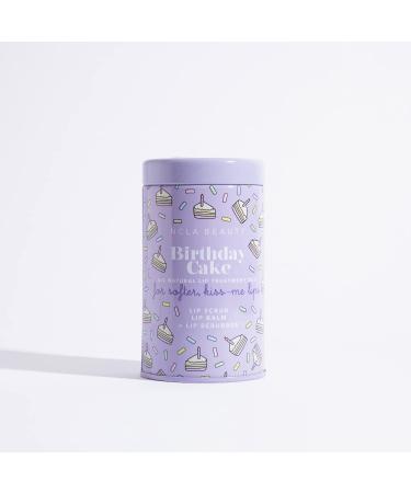 NCLA Lip Care Set + Lip Scrubber - Birthday Cake | Clean, Natural, Non-Toxic Beauty - Buy Online on SooperMarket.com