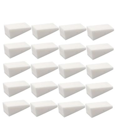 NOLITOY 60 Pcs Nail Sponge Triangle Makeup Tools | Nail Art Design Gradient Sponge | Soft Manicure Powder Puff & Nail Brush | Perfect for DIY Nail Art - Buy Online on SooperMarket.com