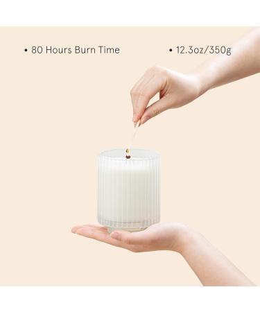 La Jolie Muse Vanilla & Coconut Scented Candle - 12.3oz Natural Soy Wax, Long Burning, Perfect Gift for Women - 80 Hours Scented Home Candle - Buy Online on SooperMarket.com