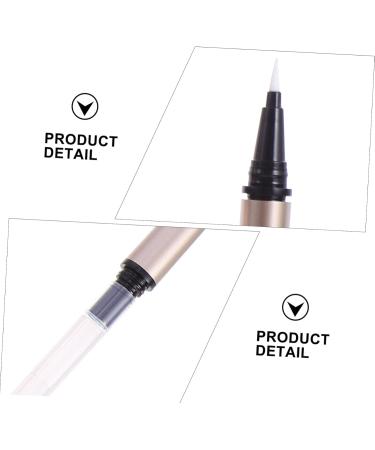 MUSISALY 5pcs Eyeliner Empty Pipe Delineador Mini Lip Gloss Tubes Tweezer Cosmetic Bottle Gel Plastic Golden - Buy Online on SooperMarket.com