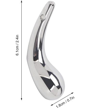 Buy Silver Eye Massage Wand Stick - Zinc Alloy Ergonomic Wrinkle Remover & Skin Care Tool for Women | Enhance Your Eye Care Routine - Buy Online on SooperMarket.com