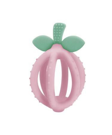 Itzy Ritzy Teething Ball & Training Toothbrush - Silicone  BPA-Free Bitzy Biter Lemon-Shaped Teething Ball Featuring Multiple Textures to Soothe gums & an Easy-To-Hold Design  Pink Lemonade