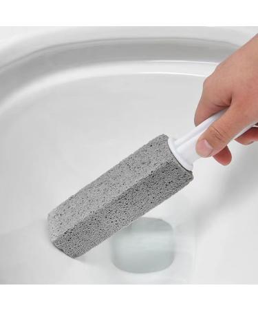 Pumice Stone for Toilet Toilet Limescale Remover 2 Pack Handle Toilet Bowl Cleaner Hard Water Build Up Remover with Ergonomic Handle for Kitchen/Bath/Pool/Household Cleaning Gray+Blue - Buy Online on SooperMarket.com