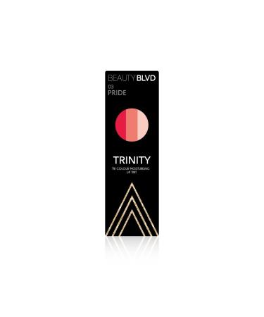 BEAUTYBLVD Trinity Tri Color Lip Tint | Three Colors in One | Hydrating Lip Tint | Cruelty Free (Pride)