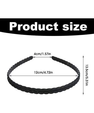 NTRUXZP 2 Pieces Simple Hair Bands Colorful Non-Slip Smooth Plastic Headbands with Teeth Headbands for Sports Jogging Bathing and Makeup for Women and Girls - Buy Online on SooperMarket.com