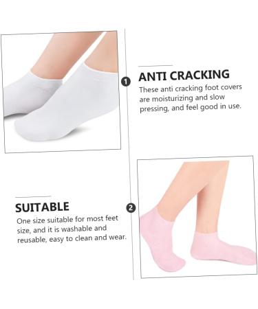 Healeved 3pairs Moisturizing Socks Foot Protective Socks Moisturizing Foot Covers Socks for Cracked Feet Silicone Women s Socks Moisturizing Foot Socks High Heels Girl Child Sebs Elastic 23x9.5cm - Buy Online on SooperMarket.com