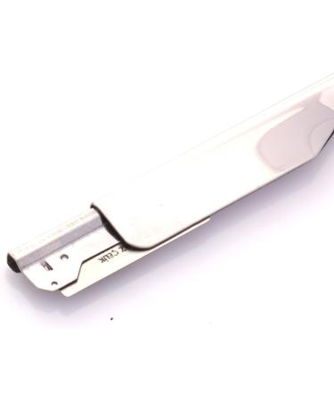 Professional Barber Straight Edge Half Blade Exchangeable Balde Barber Shaving Razors Macs Brand-50-01 (Black) - Buy Online on SooperMarket.com