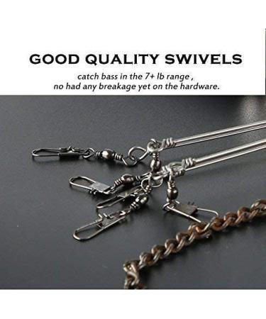 Alabama Umbrella Rig Fishing Kit - 5 Arms, Ultralight Willow Blade Lures, Blue/Gray Color - Buy Online on SooperMarket.com