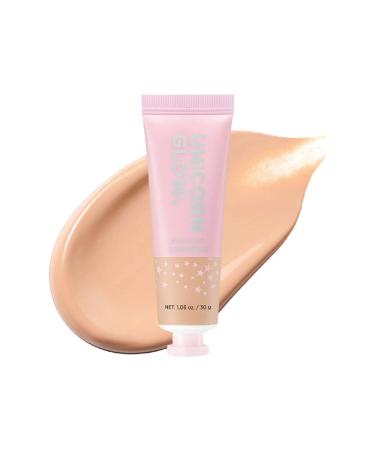 Unicorn Glow Hydrating Primer + Collagen Foundation #5 MEDIUM BUFF Golden Brown - Cruelty Free Makeup - Buy Online on SooperMarket.com