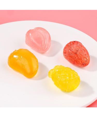 Fruit juice candy fruit flavored fudge fruit drop wedding candy delicious snacks Mango fudge strawberry fudge white peach fudge pineapple fudge (Pineapple flavor 520g) Pineapple flavor 520g - Buy Online on SooperMarket.com