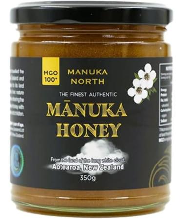 Manuka North MGO 100+ Manuka Honey 350g - Authentic Premium New Zealand Honey - Buy Online on SooperMarket.com