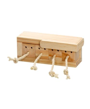 Karlie Rody Brain Train Cube 4 blocks L: 21.5 cm W: 8.5 cm H: 7.5 cm natural 4 blocks (1 pack)