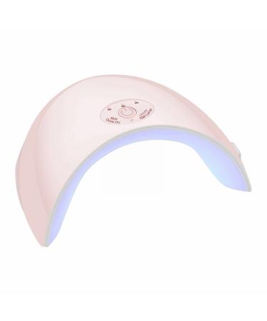 Nail Pebbles Led Light Baking Lamp Nail Polish Gel Machine 36W Induction Nail Lamp Tool Case for Nail Design Accessories 1 Count (Pack of 1) Pink