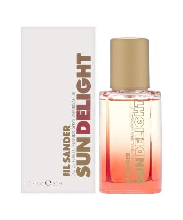 Jil Sander Sun Delight by Jil Sander for Women 1.0 oz Eau de Toilette Spray Cedar Floral Vanilla 1 Ounce