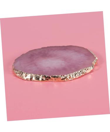 KALLORY Makeup Pallet Round Tray Nail Painting Tray Manicure Resin Palette Gel Finished Nail Art Nail Polish Medium Purple - Buy Online on SooperMarket.com