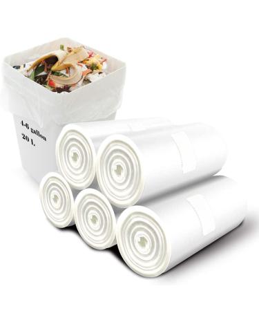 Bioma waste bag 100 pieces 20 liters of small biodegradable garbage bags food waste 100% recycled Robust Cobnic compost garbage bags for food household kitchen