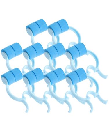 Healeved Nose Cuffs 16Pcs Stop Nosebleeds Epistaxis Clip Nose Bleed Stopper Nasal Clip OM EVA Foam Nose Clips for Emergency Accident First Aid Accessory Blue Breathe Right Nasal Strips