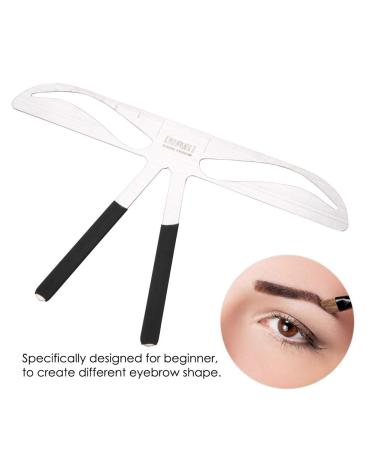 Gold Ratio Eyebrow Ruler Stencil for Professional Permanent Makeup - DIY Tool for Perfect Eyebrow Shape - 8 Types available - Buy Online on SooperMarket.com