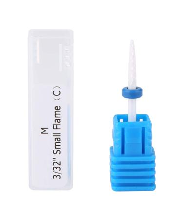 5 Type Pedicure Nail Drill Bit Ceramic Nail Polishing Bits Cylinder Shape Grinding Head Nail Drill Bit for Nail Salon and Home Use(Fire Arrow M)