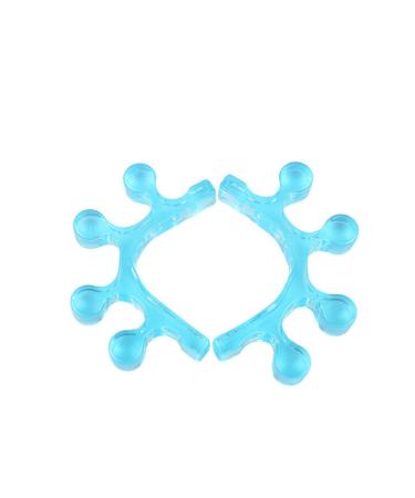 Splitter 1 Pair Silicone Gel Shoe Washer Stretching Bunion Cushions Gel Separator Valgus Adjuster Lengthen Stretcher Insole Orthotics Men and Women Blue Shoe Filler