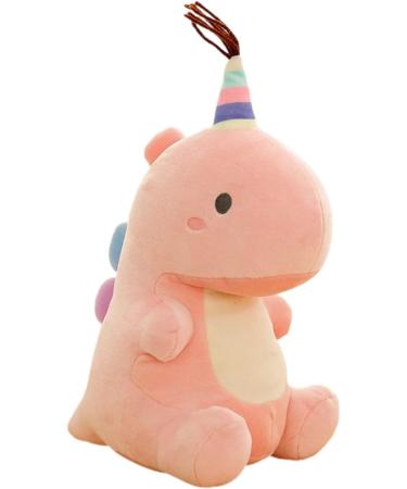 N/C Cartoon Dinosaur Plush Doll - Cute Stuffed Animal Toy Pillow for Kids & Adults (Pink 15cm x 23cm) - Buy Online on SooperMarket.com