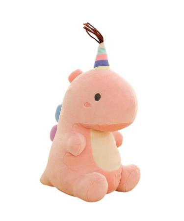 N /C Cartoon Dinosaur Plush Doll Cute Kids Stuffed Toys Animal Plush Toy Pillows Perfect Present for Children Adults (Pink 15cm*23cm) Pink 15cm*23cm