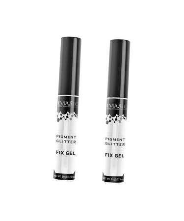 Mikinona Glitter Lip Glue 2pcs Backing Eyeshadow for Supplies Glitter Cosmetics Base Eye Glue Women Shadow Powder Makeup Fix