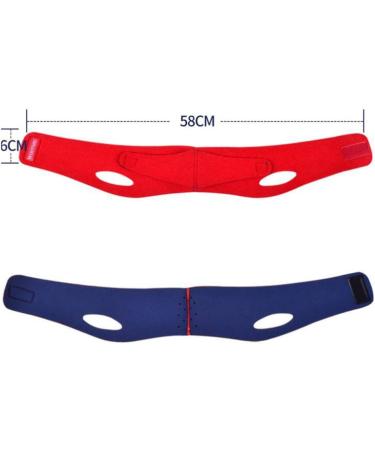 Healifty Anti Snoring Chin Strap - Adjustable Snore Reduction Device for Better Sleep and Stress Reduction (Red) - Buy Online on SooperMarket.com