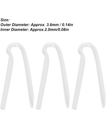 Pack of 10 Flexible Hearing Aid Tubes Type R | BTE Earmold Replacement Acoustic Tubes (3.6 x 2.0 mm) - International Shipping Available - Buy Online on SooperMarket.com
