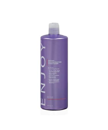 Enjoy Hair Care Instant Reconstructing Conditioner For Damaged Hair Conditioner Curly Hair Sulfate Free Hair Conditioner Deep Conditioner - 33 Fl Oz