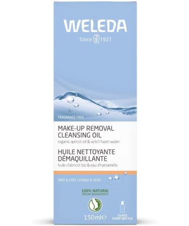 WELEDA Make-Up Removal Cleansing Oil 150ml - Natural Cleansing Oil with pump dispenser and Organic ingredients - Buy Online on SooperMarket.com